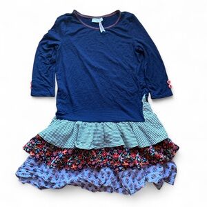 Navy and Floral Layered Dress 365 by Matilda Jane